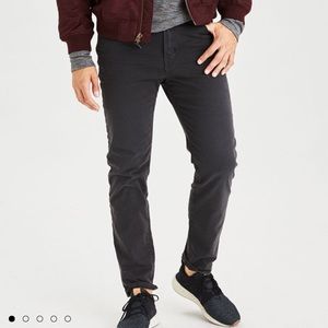 Grey slim Straight jeans 28x30 American Eagle